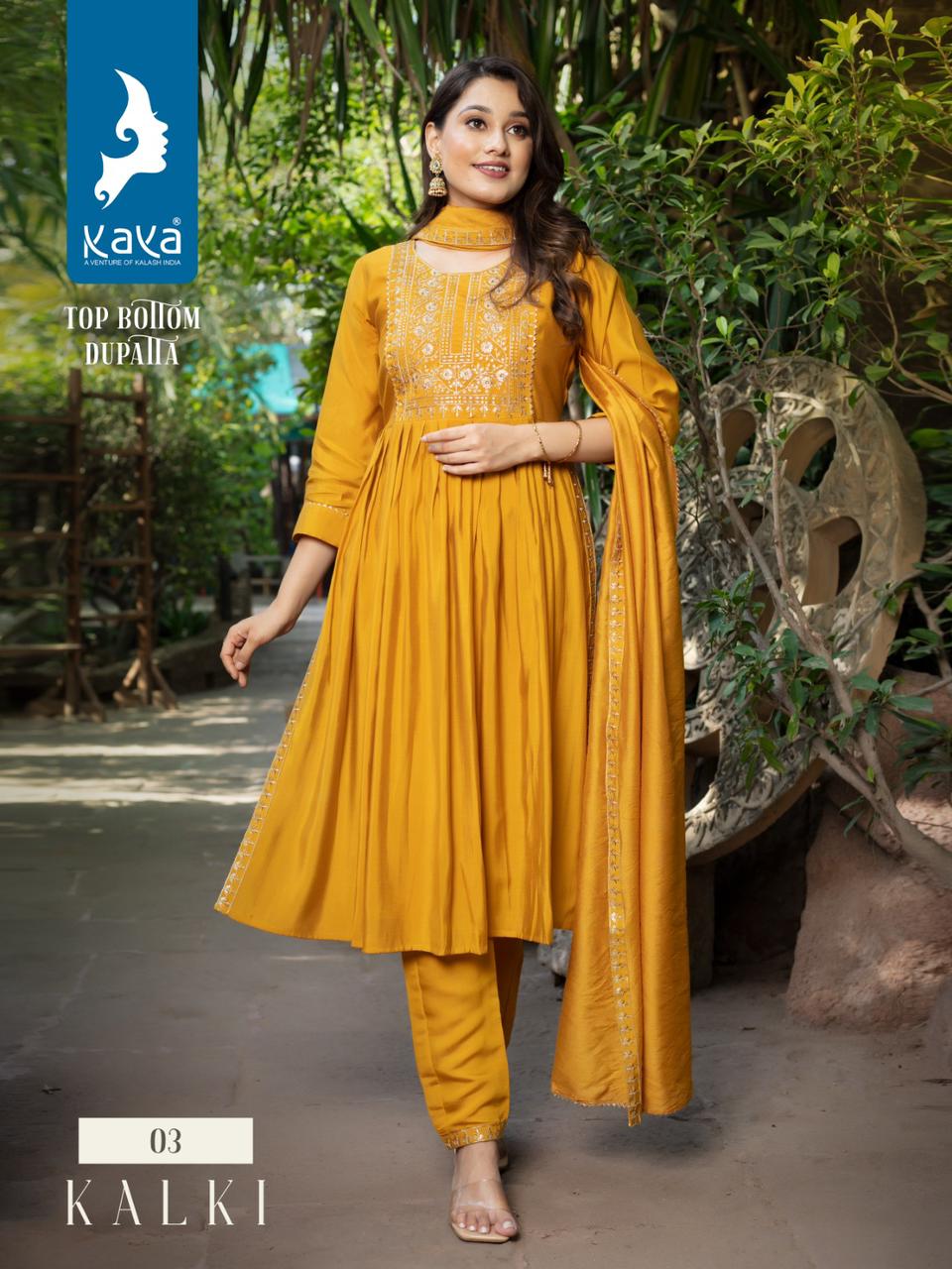 Kaya Kalki Designer Readymade Suits Catalog